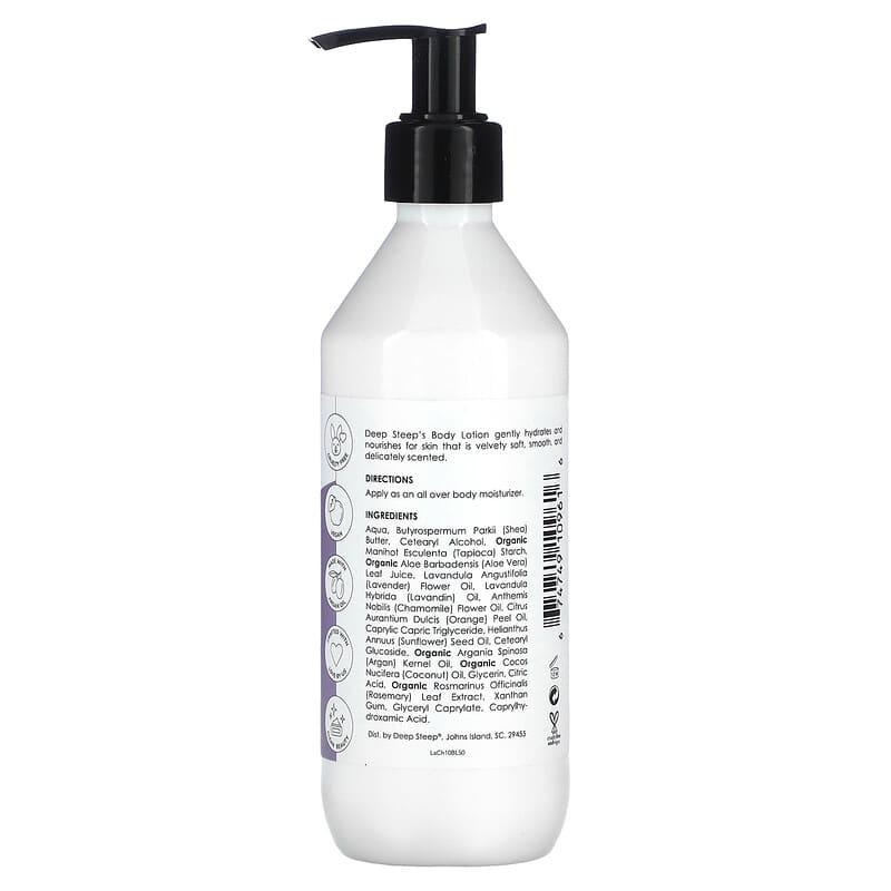 Deep Steep, Body Lotion, Lavender Chamomile, 10 fl oz (296 ml)