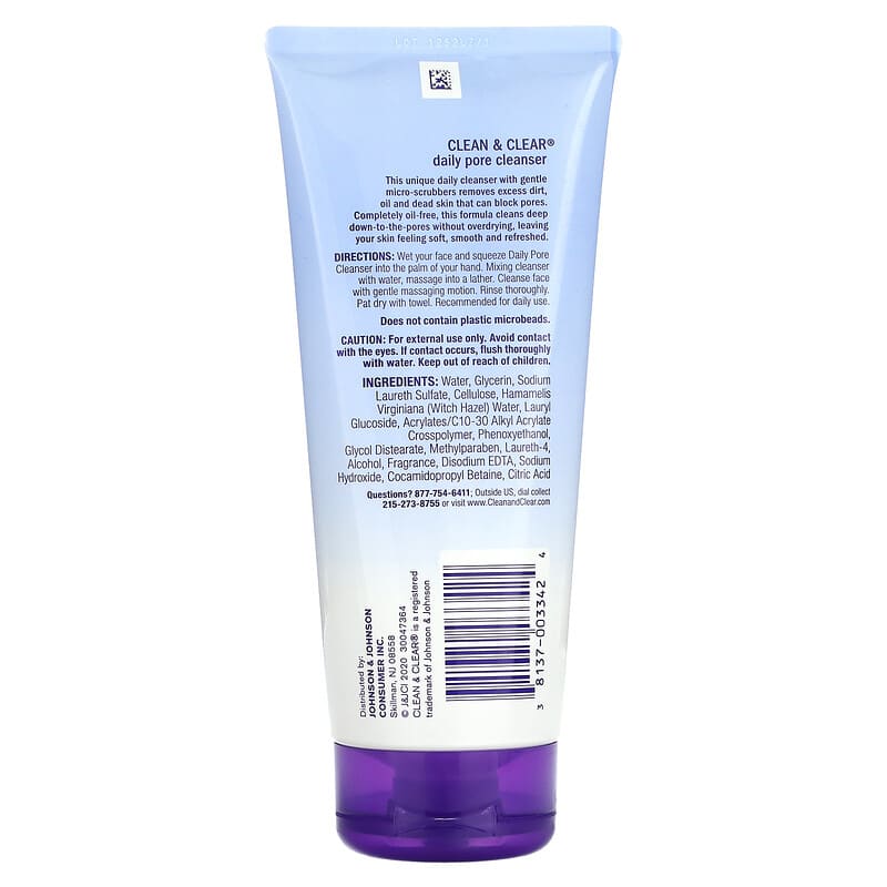 Clean & Clear, Daily Pore Cleanser, 5.5 oz (156 g)