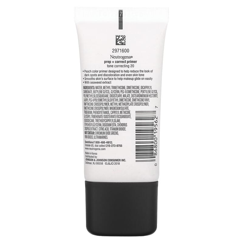 Neutrogena, Prep + Correct Primer, Tone Correcting, 1 oz (30 g)