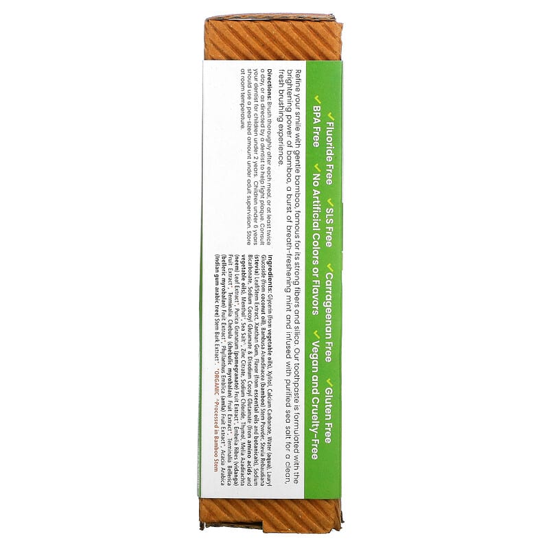 Himalaya, Whitening Antiplaque Toothpaste, Bamboo + Sea Salt, Mint, 4 oz ( 113 g)