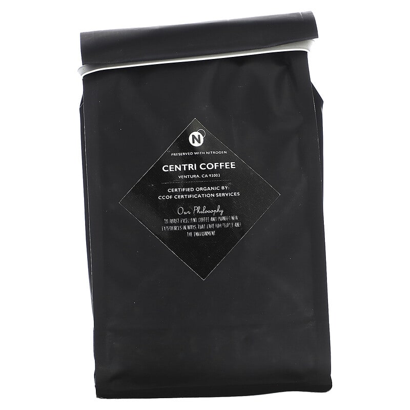 Cafe Altura, Centri Coffee, Organic West Coast, Whole Bean, Dark Roast, 12 oz (340 g)