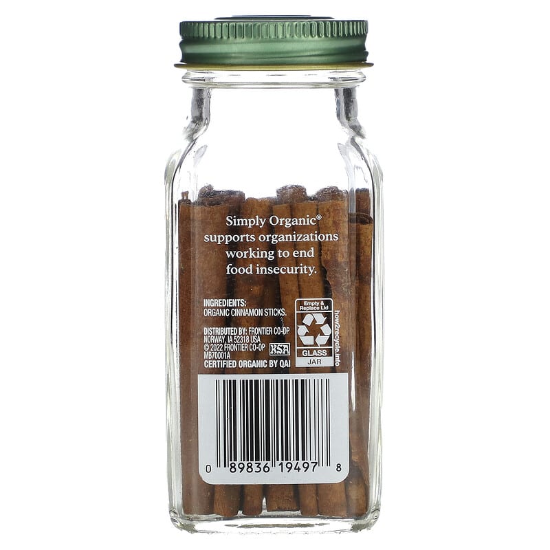 Simply Organic, Cinnamon Sticks, 1.13 oz (32 g)