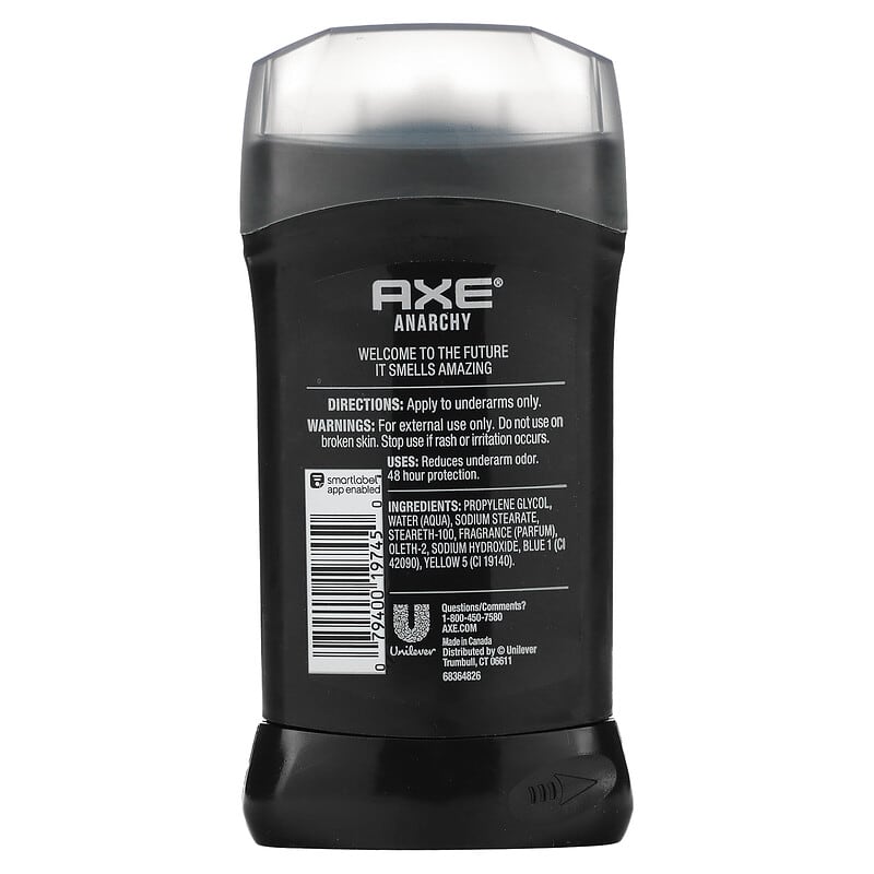 Axe, Anarchy, Deodorant, Dark Pomegranate & Sandalwood, 3 oz (85 g)