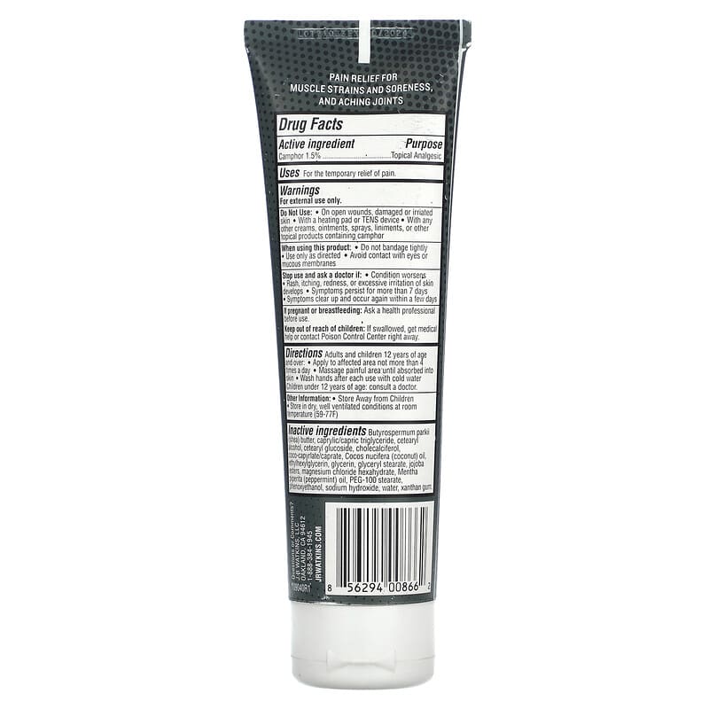 J R Watkins, Muscle Pain Relief Lotion , 4.1 oz (116 g)