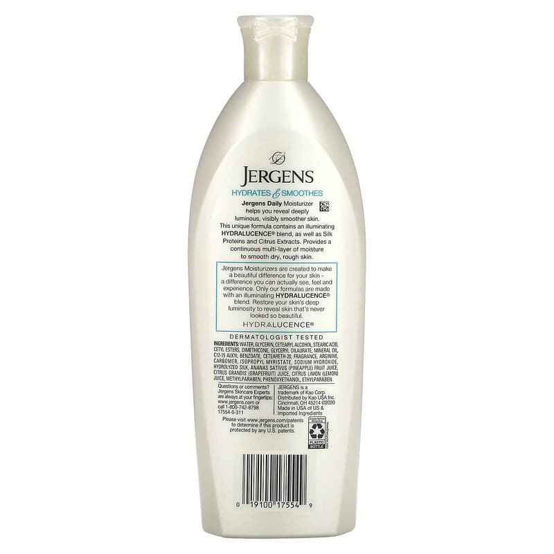 Jergens, Daily Moisture with Silk Proteins & Citrus Extracts, 10 fl oz (295 ml)