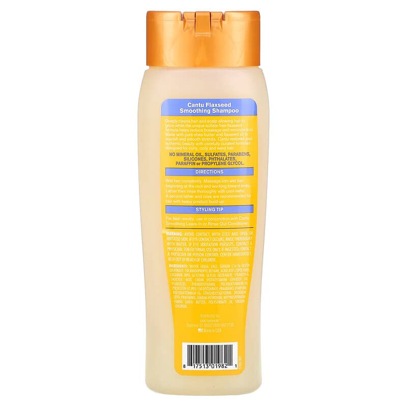 Cantu, Flaxseed Smoothing Shampoo, 13.5 fl oz (400 ml)