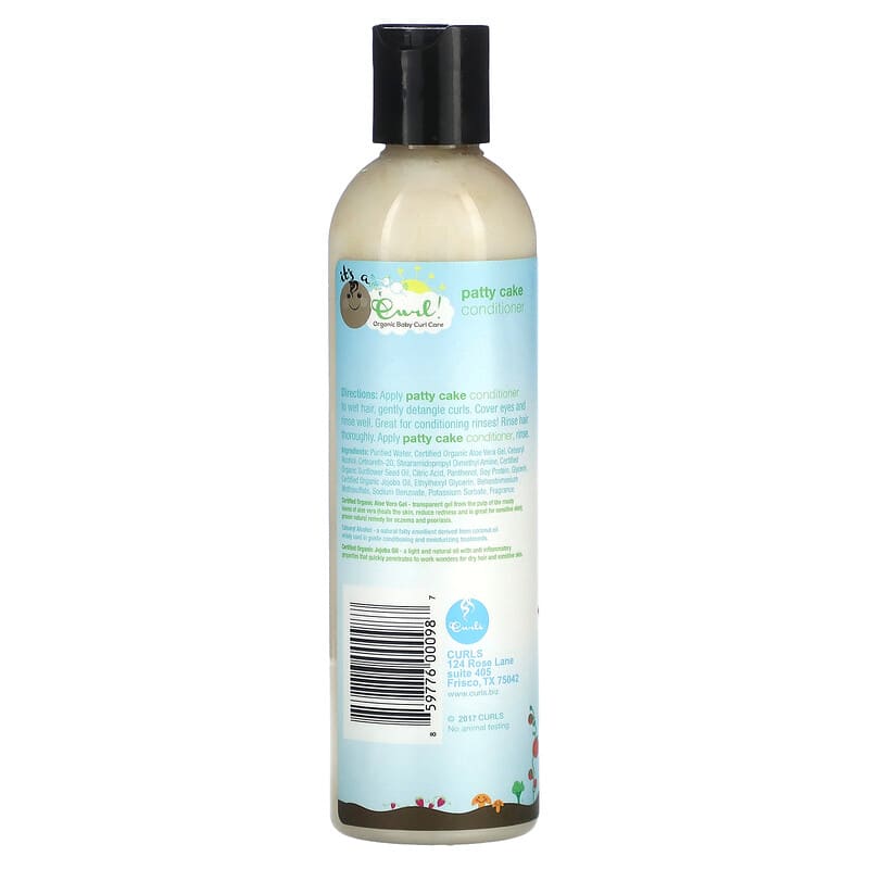 Curls, It&#xB4;s a Curl, Organic Baby Curl Care, Patty Cake Conditioner, 8 oz