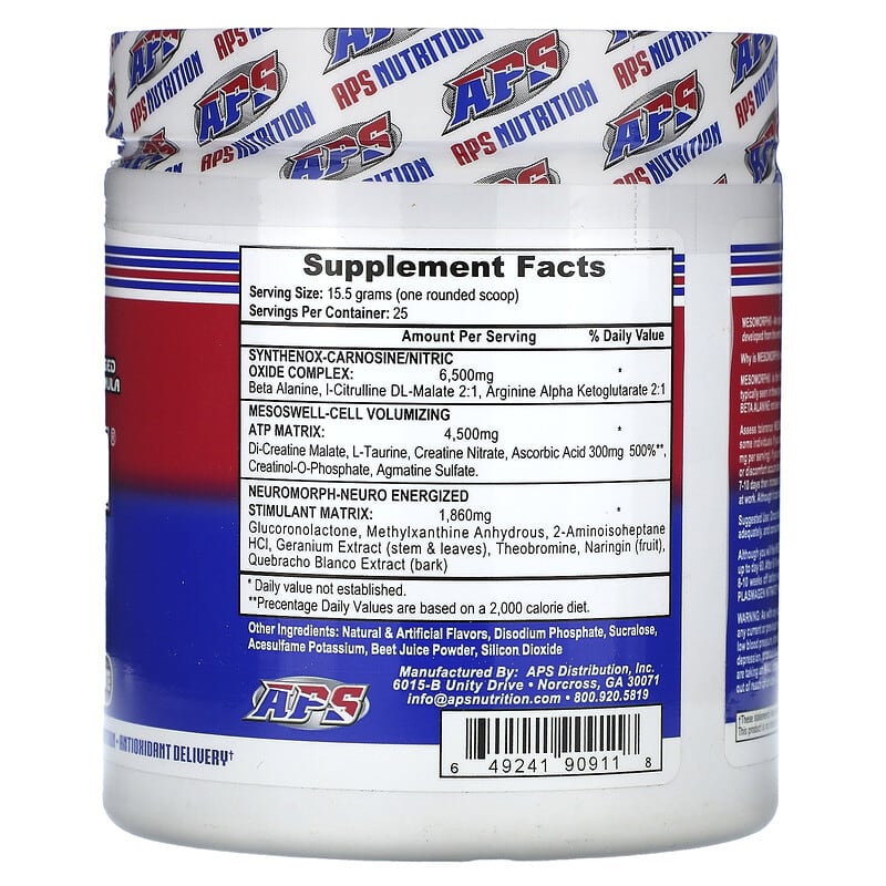 APS, Mesomorph, Watermelon, 13.68 oz (388 g)