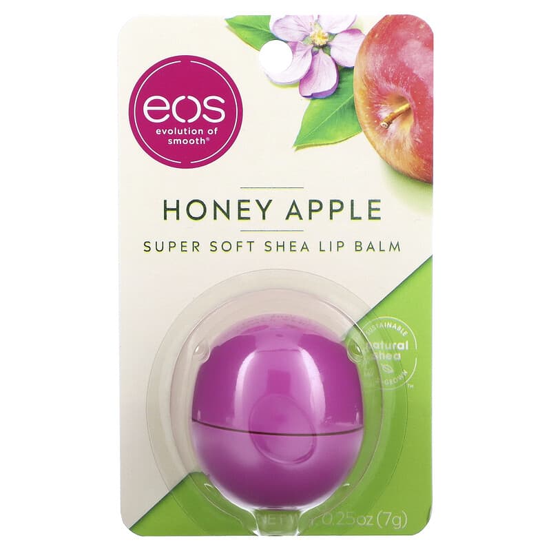 Evolution of Smooth, Super Soft Shea Lip Balm, Honey Apple, 0.25 oz (7 g)