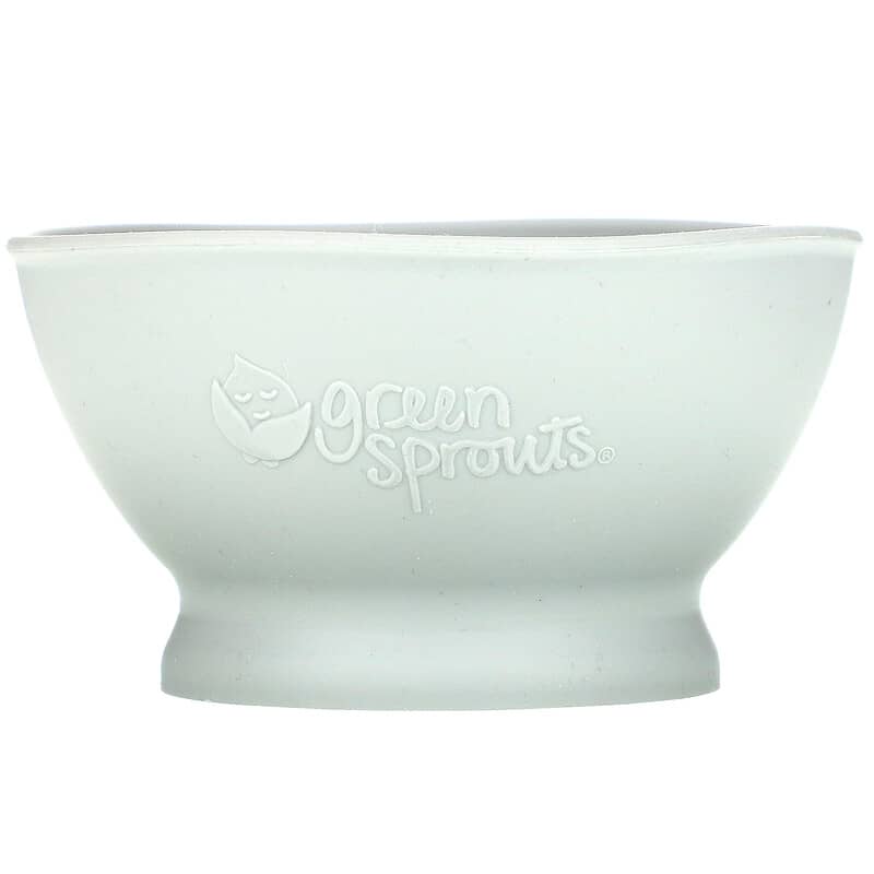 Green Sprouts, Feeding Bowl, 6+ Months, Gray, 1 Bowl