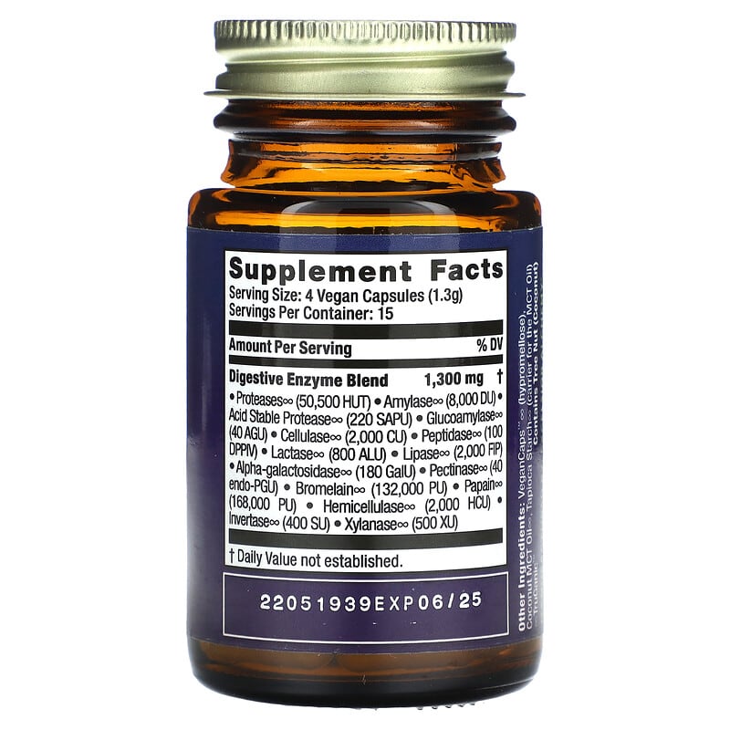 HealthForce Superfoods, Digestion Enhancement Enzymes, 60 Vegan Caps