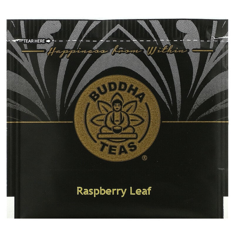 Buddha Teas, Organic Herbal Tea, Raspberry Leaf, 18 Tea Bags, 0.83 oz (24 g)