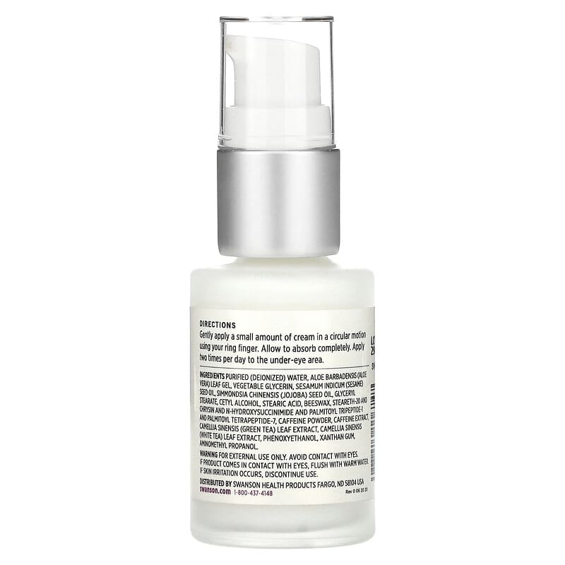 Swanson, Revitalizing Eye Cream, 1 fl oz (29.6 ml)