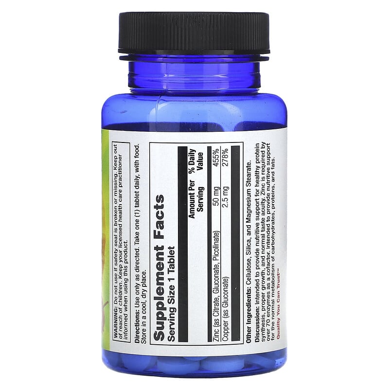 Nature's Life, Zinc, 50 mg, 100 Tablets