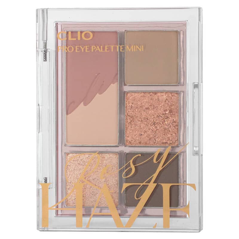 Clio, Pro Eye Palette Mini, 02 Rosy Haze, 1 Mini Palette