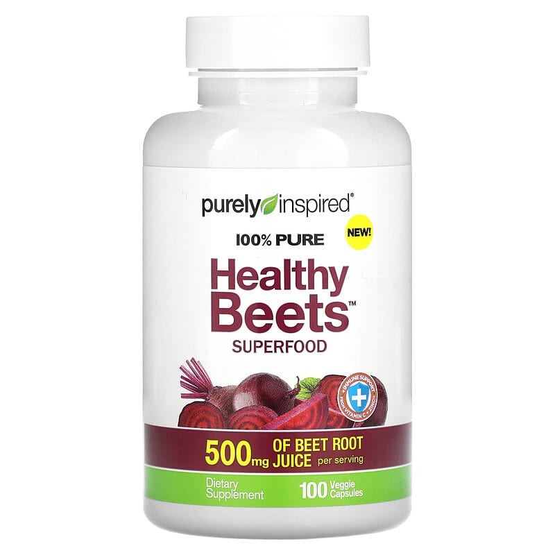 Purely Inspired, Healthy Beets Superfood, 100 Veggie Capsules