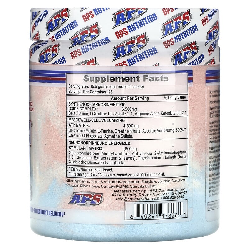 APS, Mesomorph, Rocket Pop, 13.68 oz (388 g)