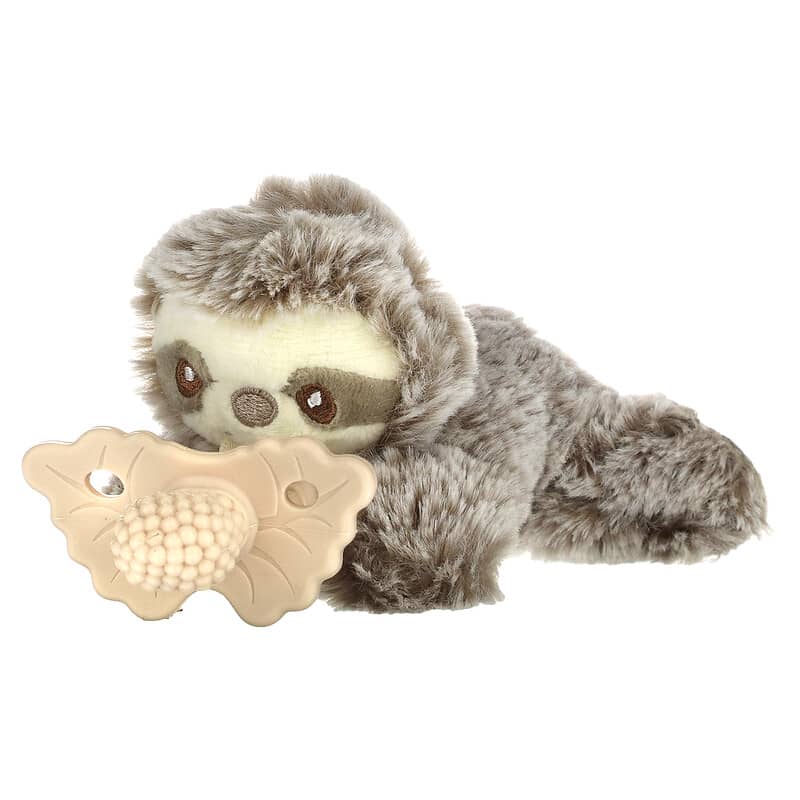 RaZbaby, Teether Holder, Detachable Teether, 0 Months+, Sloth, 1 Count