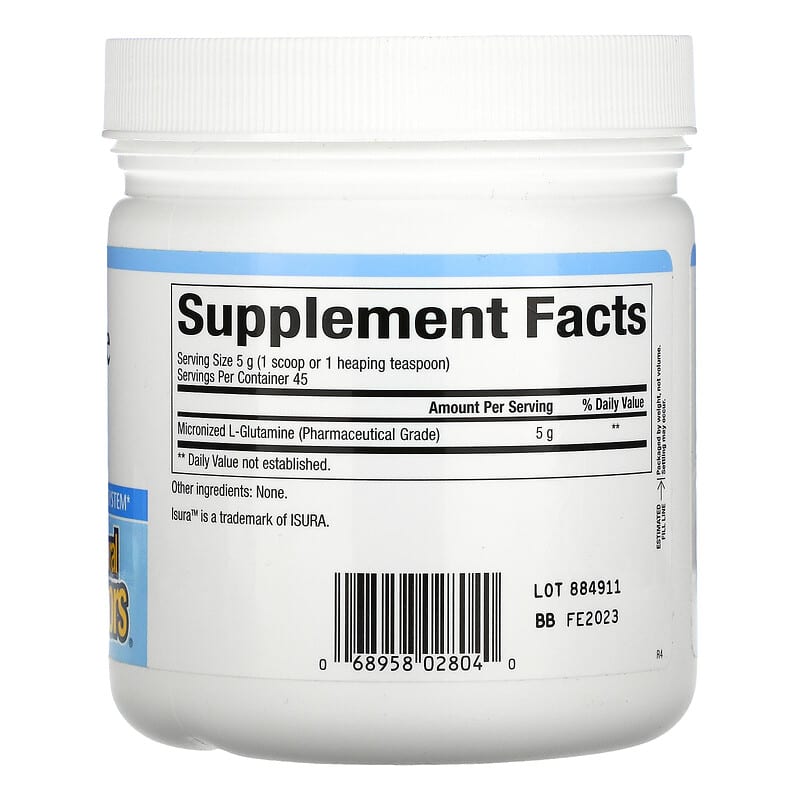 Natural Factors, Micronized L-Glutamine Powder, 8 oz (226 g)