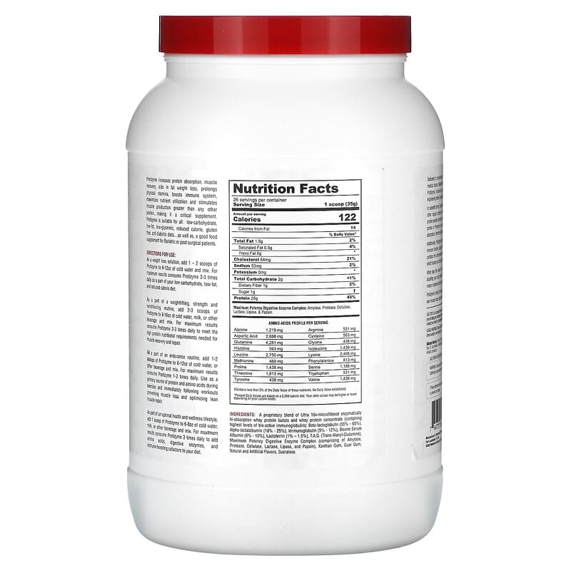 Metabolic Nutrition, Protizyme, Specialized Designed Protein, Vanilla Cake, 2 lb (910 g)