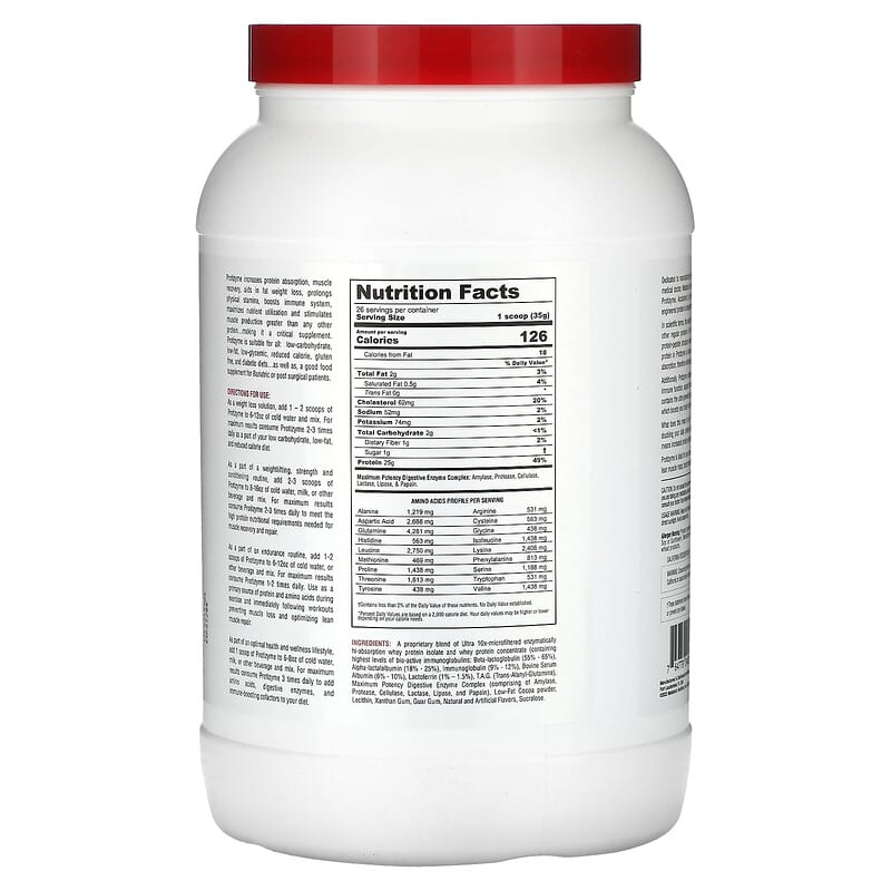 Metabolic Nutrition, Protizyme, Specialized Designed Protein, Chocolate Cake, 2 lb (910 g)