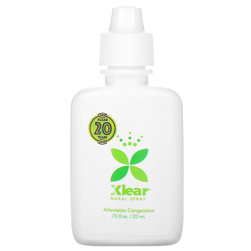 Xlear, Natural Saline Nasal Spray with Xylitol, Fast Relief, 0.75 fl oz (22 ml)