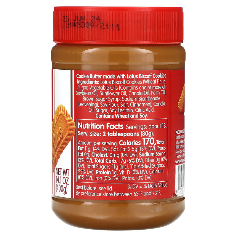 Biscoff, Cookie Butter, 14.1 oz (400 g)