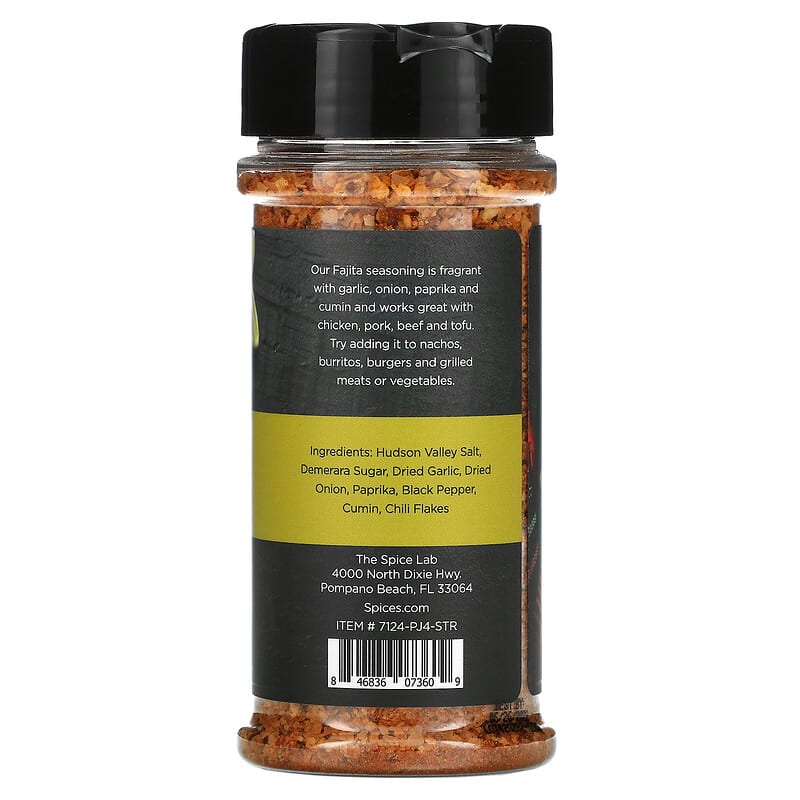 The Spice Lab, Fajita Seasoning, 6.2 oz (175 g)