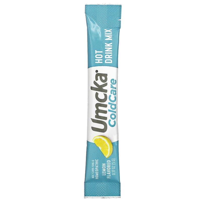 Nature's Way, Umcka, ColdCare, Soothing Hot Drink Mix, Lemon, 10 Packets, 0.17 oz (5 g) Each