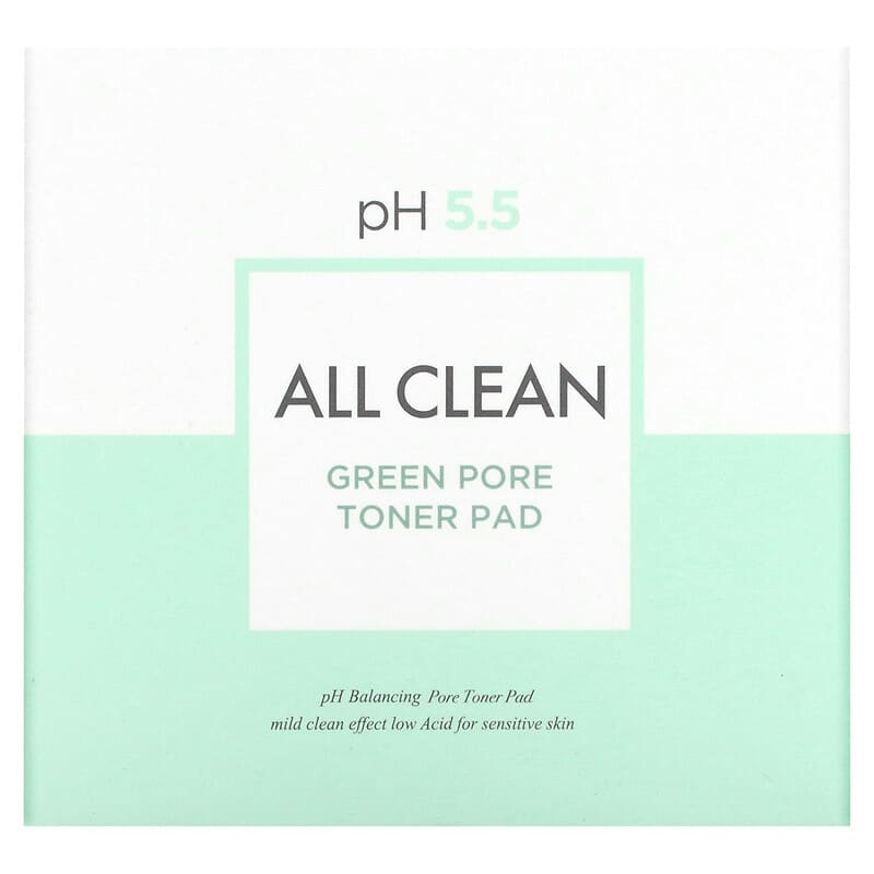 Heimish, All Clean, Green Pore Toner Pad, 75 Pads, 10.58 oz (300 g)