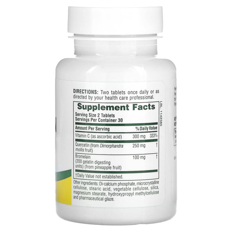 NaturesPlus, Quercetin Plus, 60 Tablets