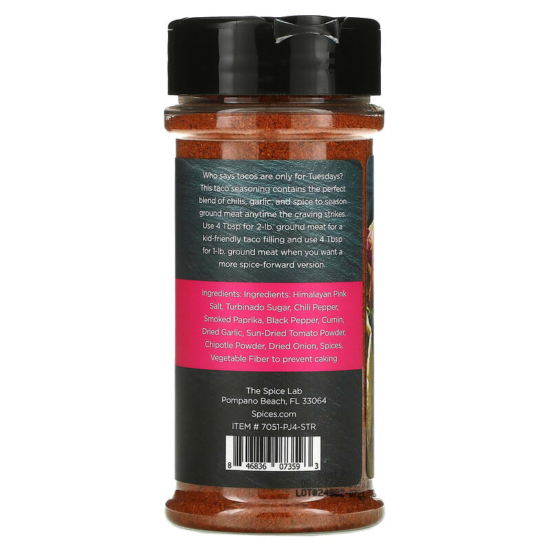 The Spice Lab, All-Natural Taco Seasoning, 5 oz (141 g)