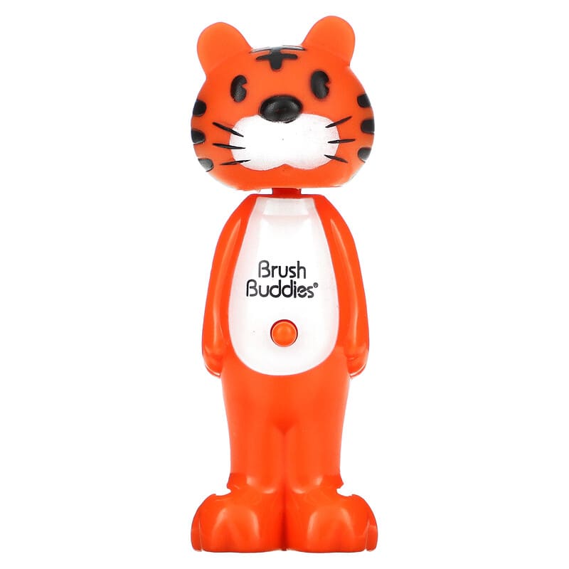 Brush Buddies, Poppin', Toothy Toby Tiger, Soft, 1 Toothbrush