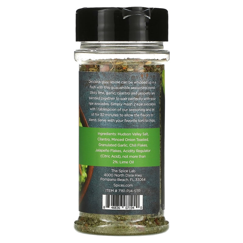 The Spice Lab, Guacamole Seasoning, 3.2 oz (90 g)