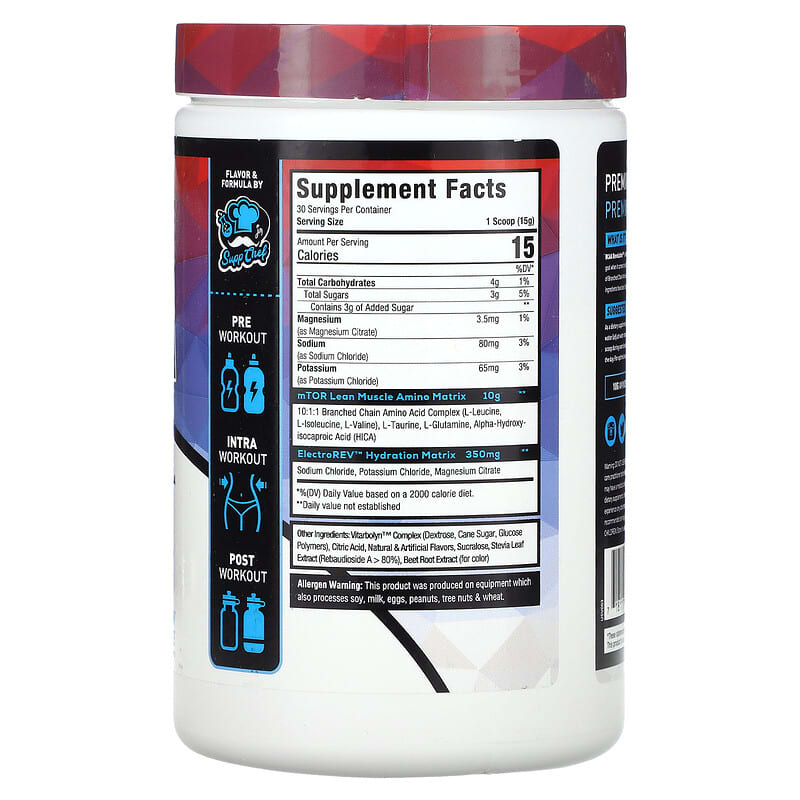 MuscleSport, BCAA Revolution, Rainbow Italian Ice, 15.9 oz (450 g)