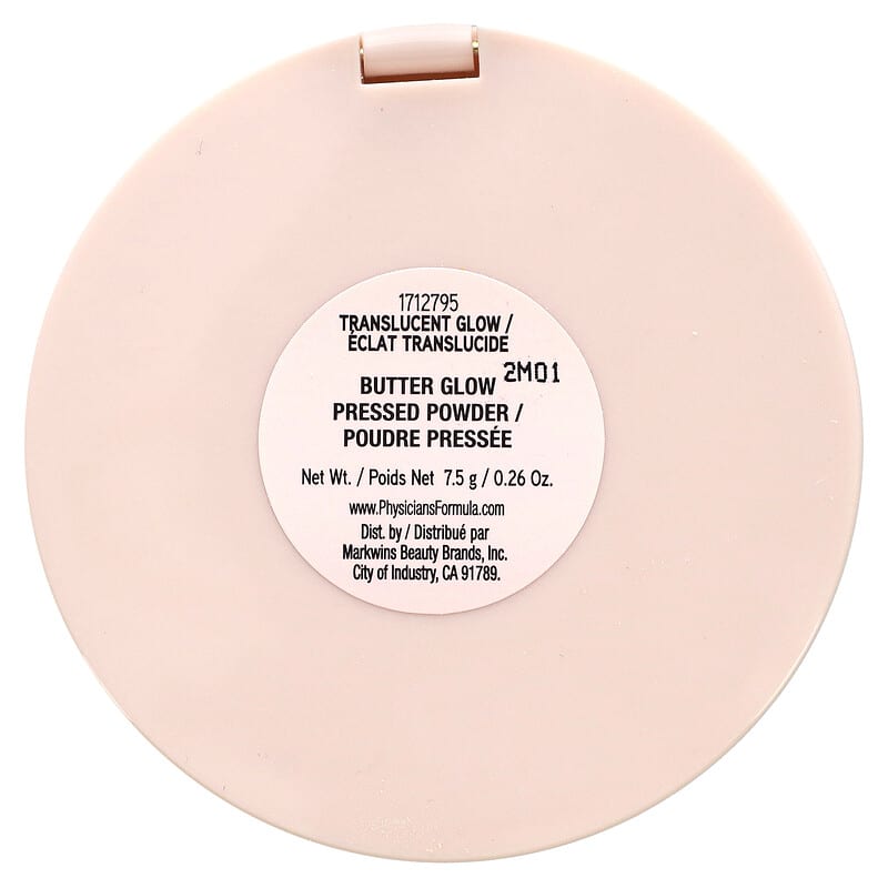 Physicians Formula, Butter Glow, Pressed Powder, Translucent Glow , 0.26 oz (7.5 g)