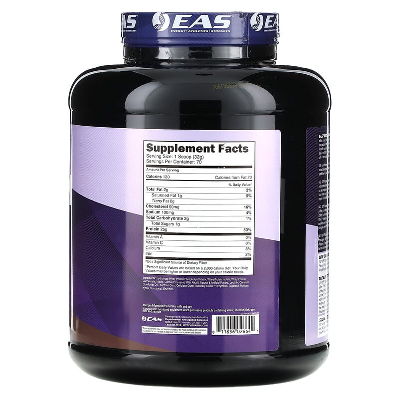 EAS, 100% Platinum Whey, Chocolate Ice Cream , 5 lb (2.26 kg)