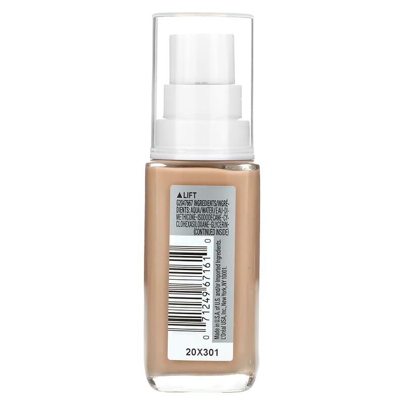 L'Oréal, True Match, Super-Blendable Foundation, C3  Light Medium, 1 fl oz (30 ml)