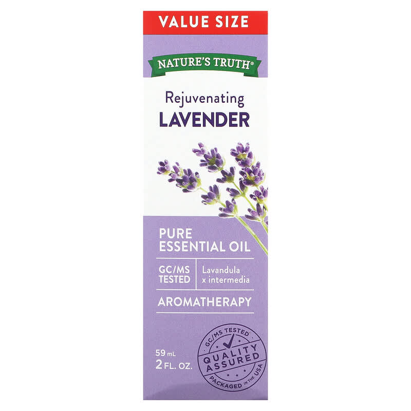 Nature's Truth, Pure Essential Oil, Rejuvenating Lavender, 2 fl oz (59 ml)