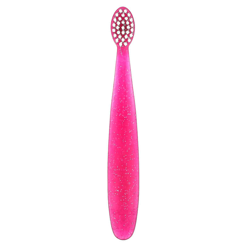 RADIUS, Totz Toothbrush, 18 + Months, Extra Soft, Pink Sparkle, 1 Toothbrush