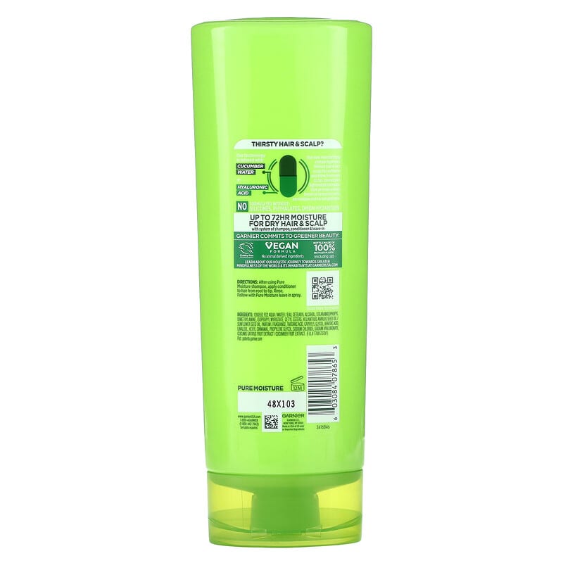 Garnier, Pure Moisture, Hydrating Conditioner, For Dry Hair & Scalp, 11.3 fl oz (334 ml)