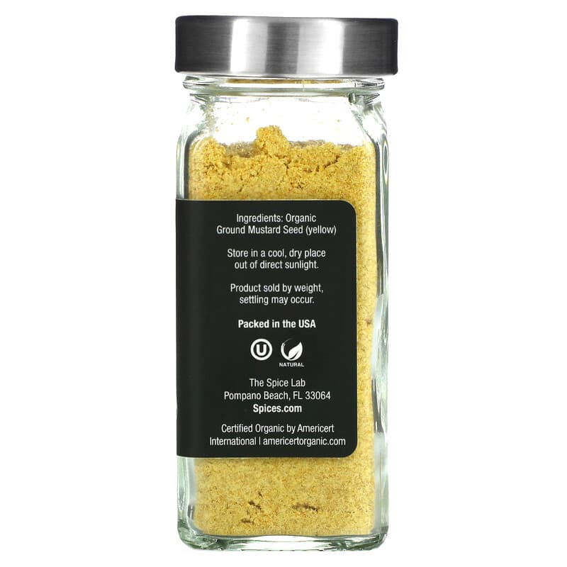 The Spice Lab, Organic Ground Mustard, 1.6 oz (45 g)