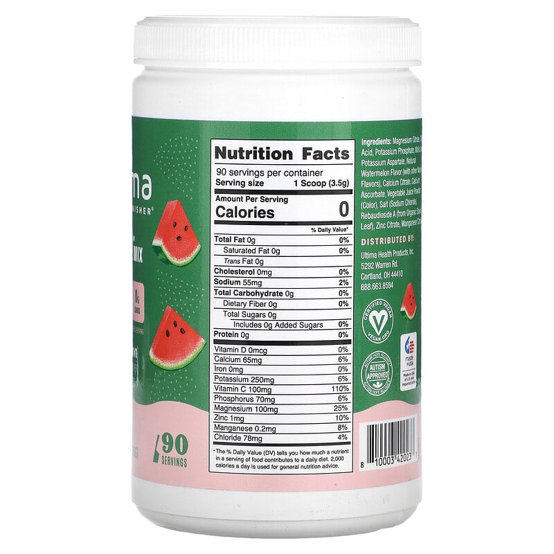 Ultima Replenisher, Electrolyte Mix, Watermelon, 11.1 oz (315 g)