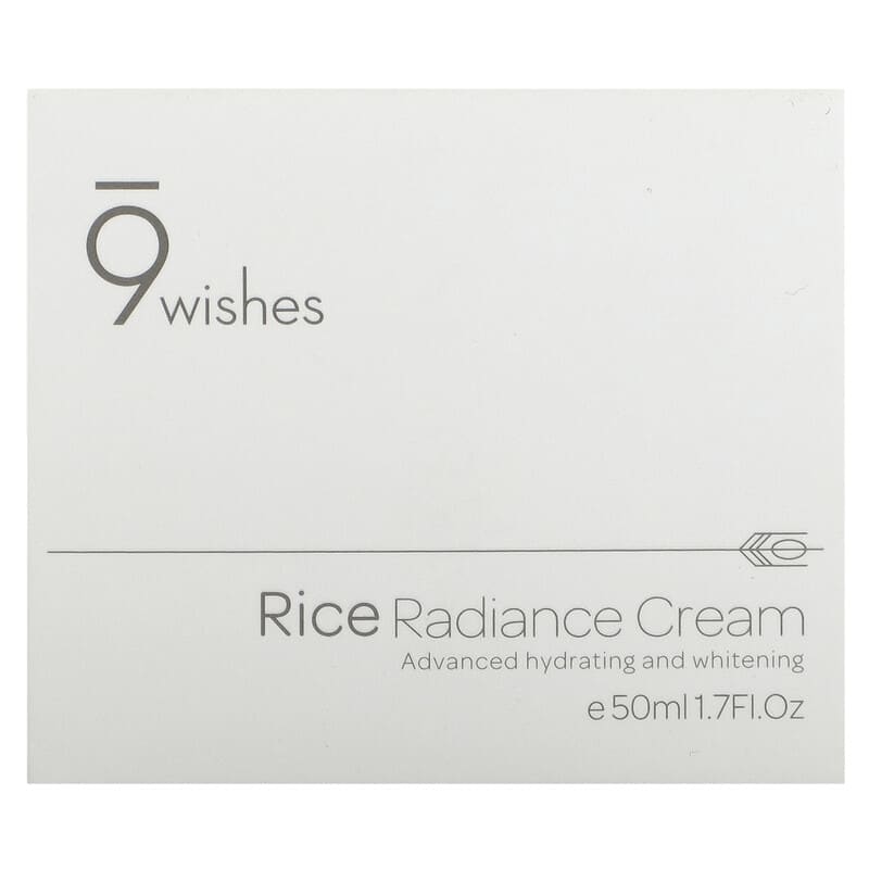 9Wishes, Rice Radiance Cream, 1.7 fl oz (50 ml)