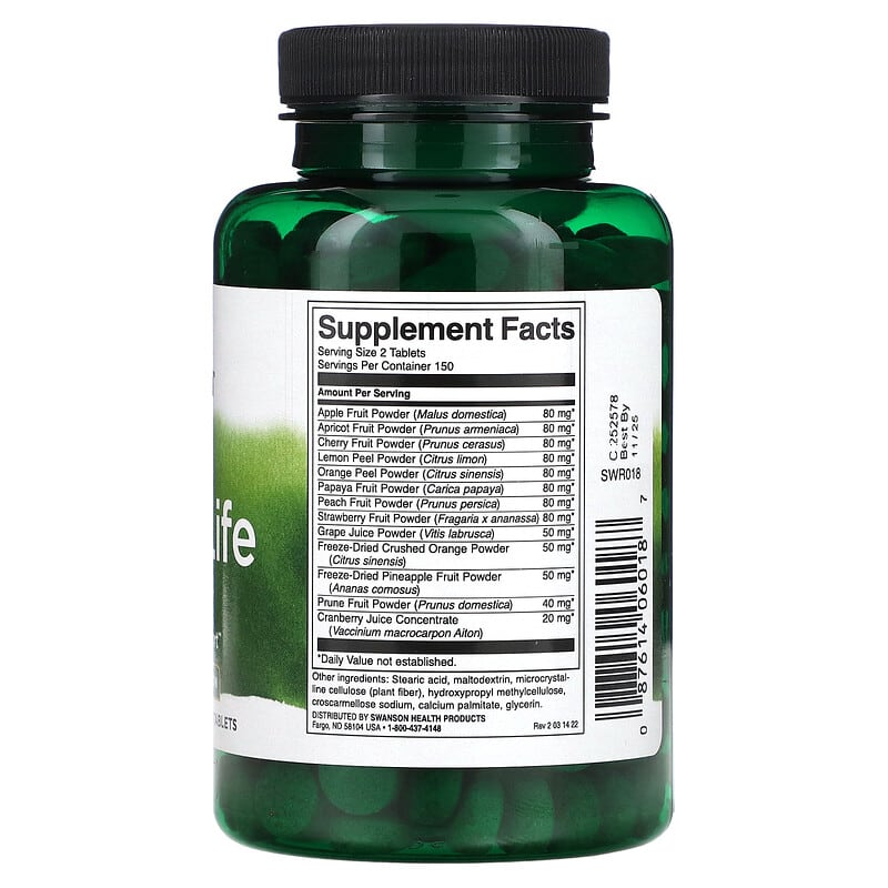 Swanson, Fruit4Life, 300 Tablets