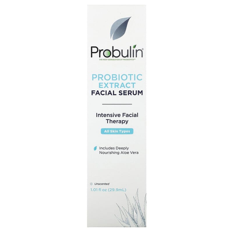 Probulin, Probiotic Extract Facial Serum, Unscented, 1.01 fl oz (29.9 ml)