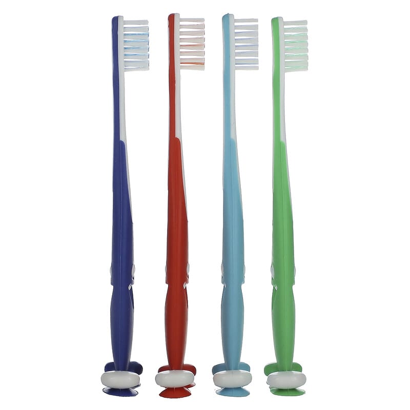 Brush Buddies, Kids Toothbrushes, 4 Pack