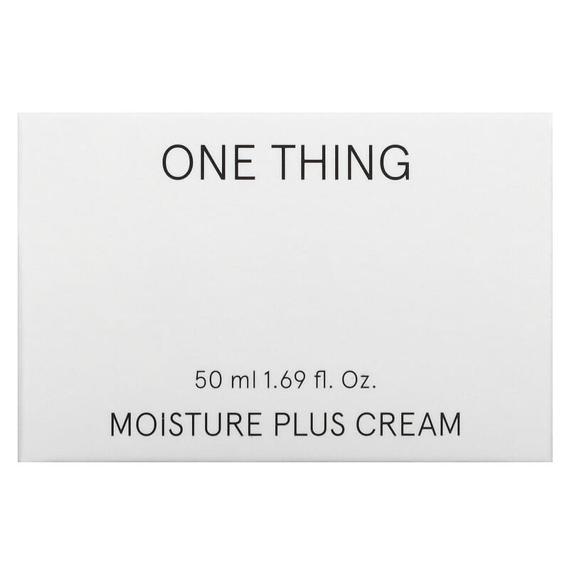 One Thing, Moisture Plus Cream, 1.69 fl oz (50 ml)