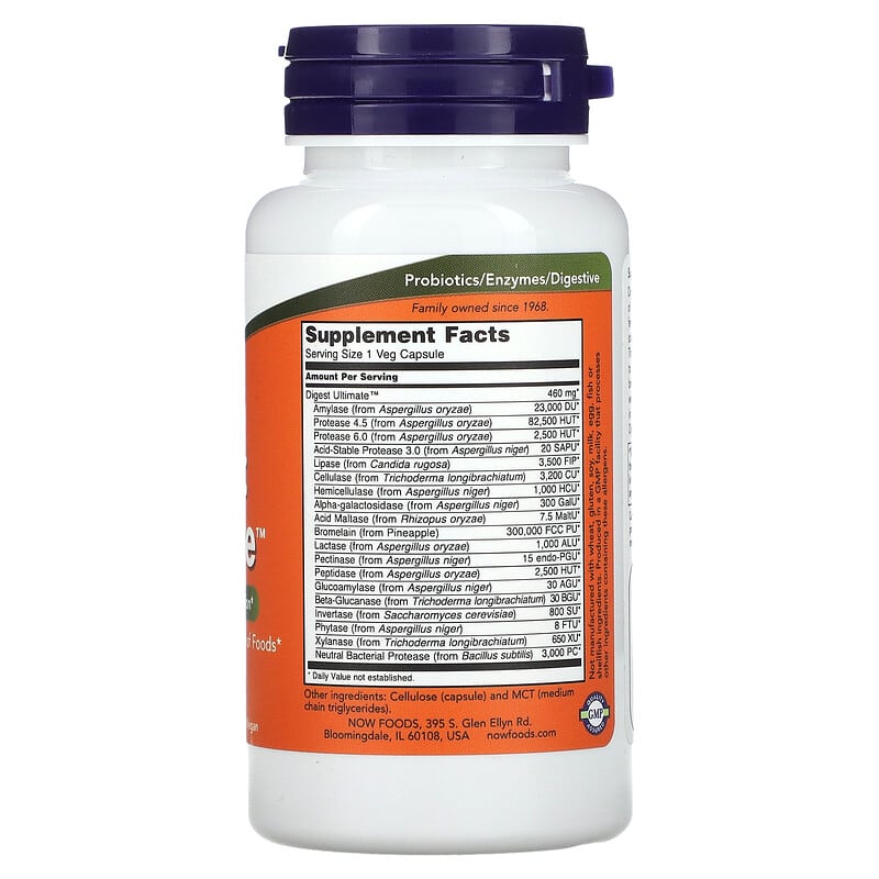 NOW Foods, Digest Ultimate, 60 Veg Capsules