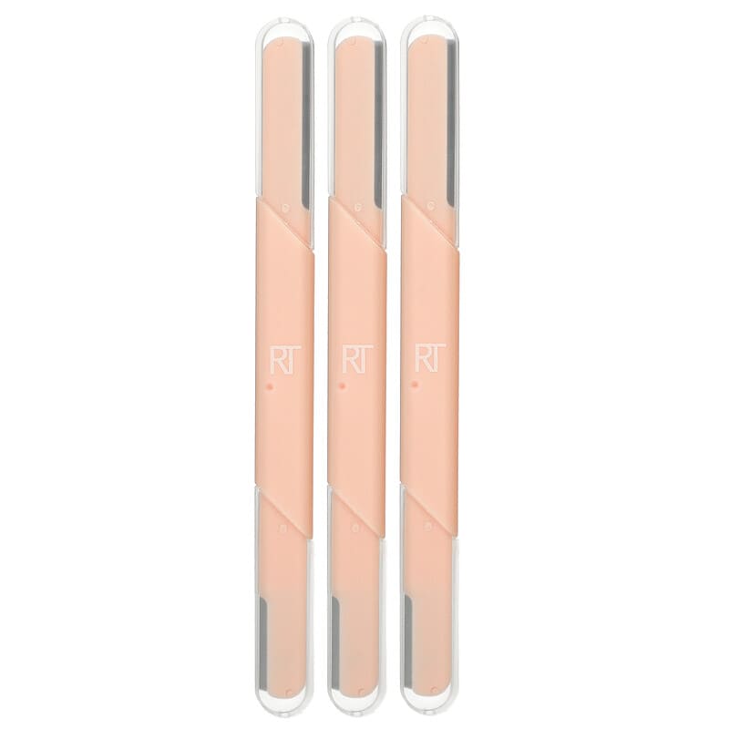 Real Techniques, Face + Brow Razors, 3 Count